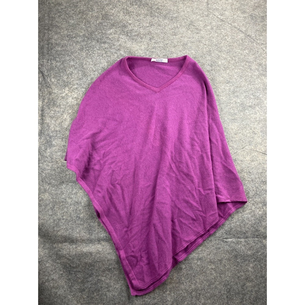 Womens Oneโ Size 2 Ply Cashmere Shawl/Scarf Lightweight Handloomed Nepal Magenta